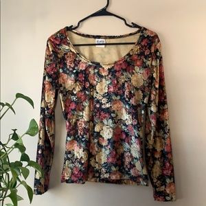 Vintage velvet shirt
